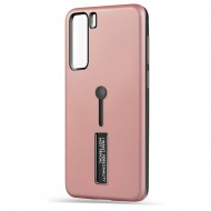 Husa spate pentru Huawei P40 Lite 5G - Hard Case Stand Rose