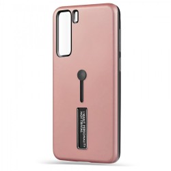 Husa spate pentru Huawei P40 Lite 5G - Hard Case Stand Rose