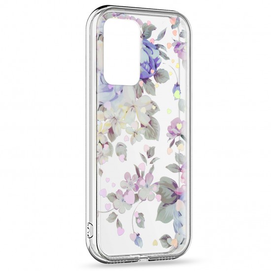 Husa spate pentru Samsung Galaxy A02s - Silver Case