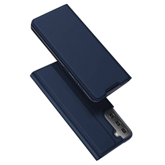 Husa Carte pentru Samsung Galaxy S21 Plus - Dux Ducis Navy