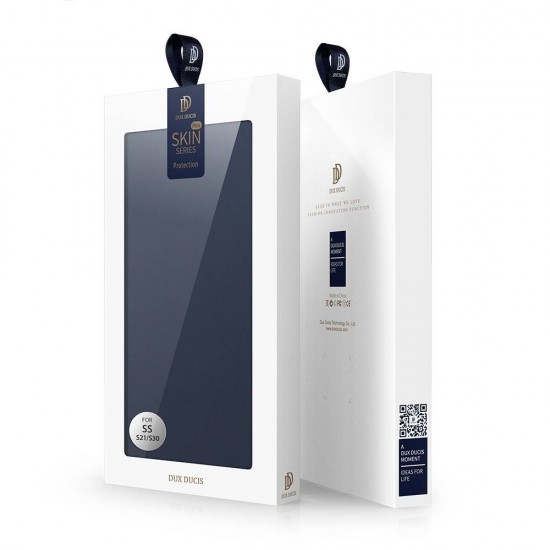 Husa Carte pentru Samsung Galaxy S21 Plus - Dux Ducis Navy