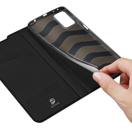 Husa Carte pentru Xiaomi Redmi Note 10 Pro - Dux Ducis Negru