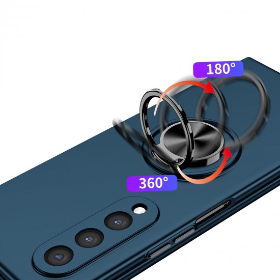 Husa spate pentru Samsung Galaxy Z Fold3 - Ring Slim Case Albastru 