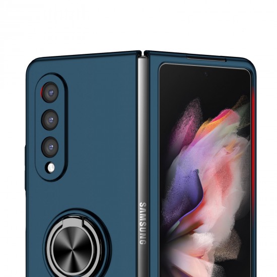 Husa spate pentru Samsung Galaxy Z Fold3 - Ring Slim Case Albastru 