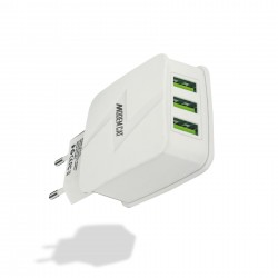Incarcator Modem Cat Fast Charge 12W MTC-021 - 3xUSB   Alb