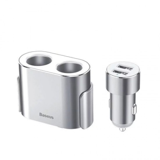 Incarcator auto Baseus cu splitter bricheta 2 x USB