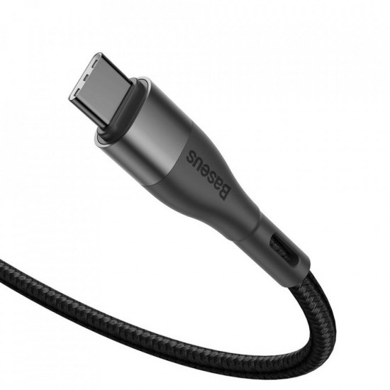 Cablu Baseus Zinc Magnetic Type C - Type C - 1.5 metri 100W Negru