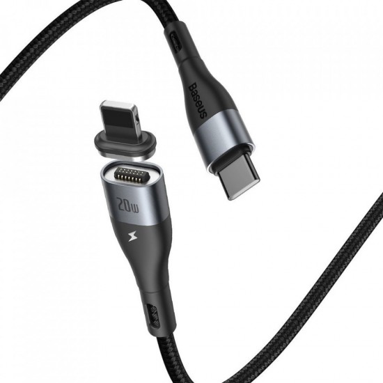 Cablu Baseus Zinc Magnetic Type C - Lightning 2 metri PD 20W
