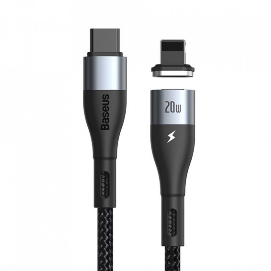 Cablu Baseus Zinc Magnetic Type C - Lightning 2 metri PD 20W