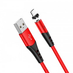 Cablu HOCO Silicone Magnetic microUSB - 1 metru 2A