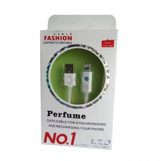 Cablu de date / incarcare pentru iPhone 1m cu LED