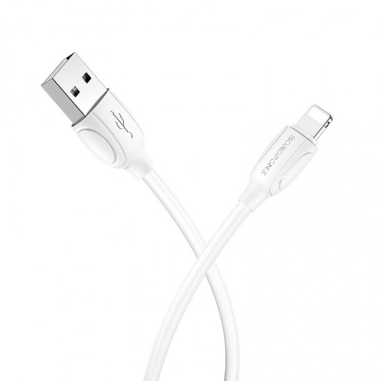 Cablu de date/incarcare Borofone BX19 1m Apple Lightning - Alb