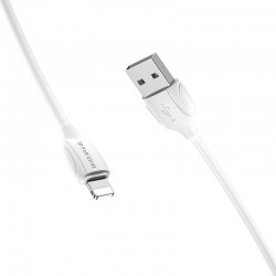 Cablu de date/incarcare Borofone BX19 1m Apple Lightning - Alb