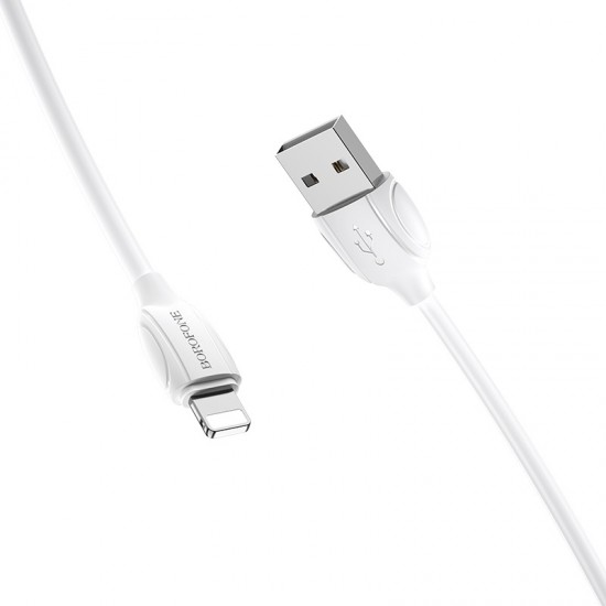Cablu de date/incarcare Borofone BX19 1m Apple Lightning - Alb
