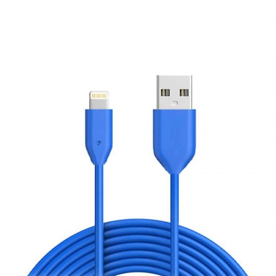 Cablu de date Lightning pentru iPhone  -1m - albastru