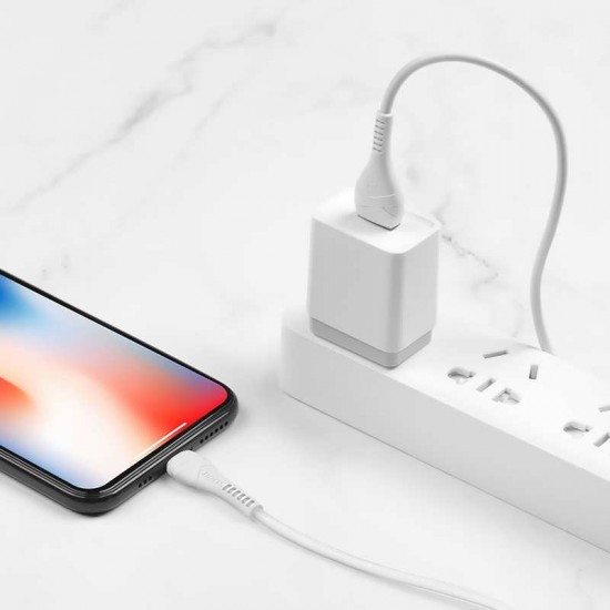 Cablu de date Fast Charge Lightning pentru iPhone/iPad HOCO X37 1m