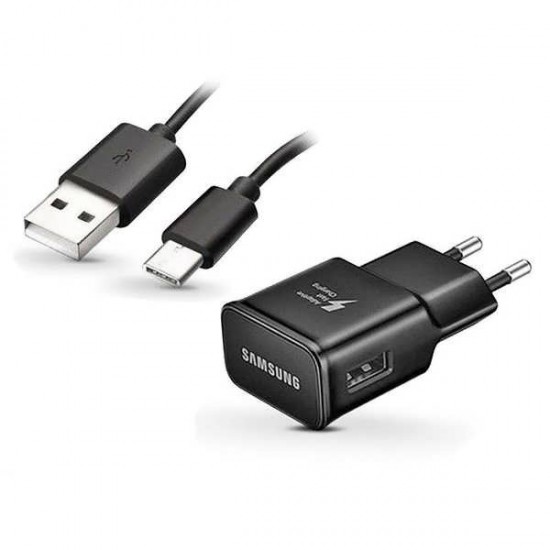 Incarcator de retea pentru Samsung - Fast Charge 1xUSB + cablu TypeC