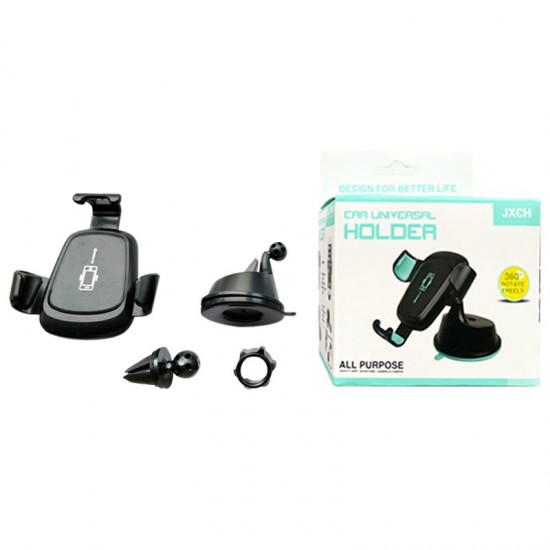﻿Suport telefon universal auto parbriz / bord / aerisire rotativ - 8805
