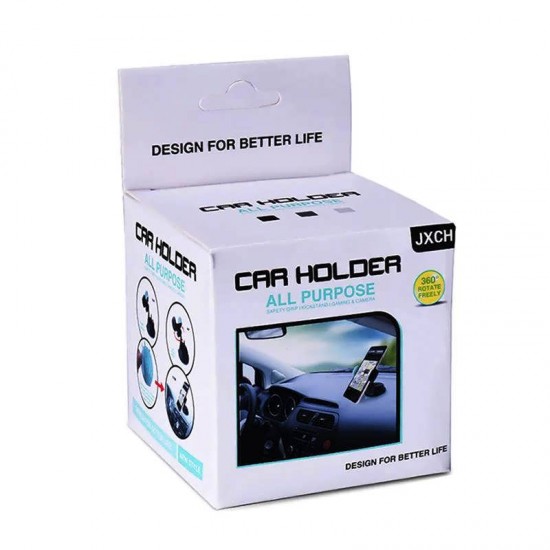 ﻿Suport telefon universal auto parbriz / bord / aerisire rotativ - 7808