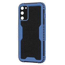 Husa spate pentru Samsung Galaxy S20 FE - Zip Case Albastru