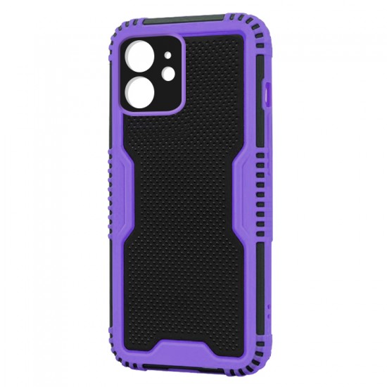 Husa spate pentru iPhone 12 - Zip Case Mov