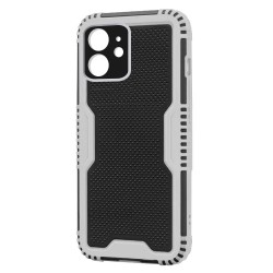 Husa spate pentru iPhone 12- Zip Case Negru