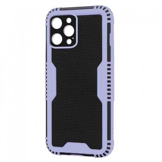 Husa spate pentru iPhone 13 Pro Max - Zip Case Bleu