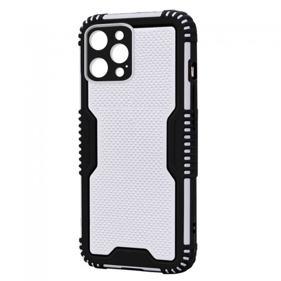 Husa spate pentru iPhone 13 Pro Max - Zip Case Gri